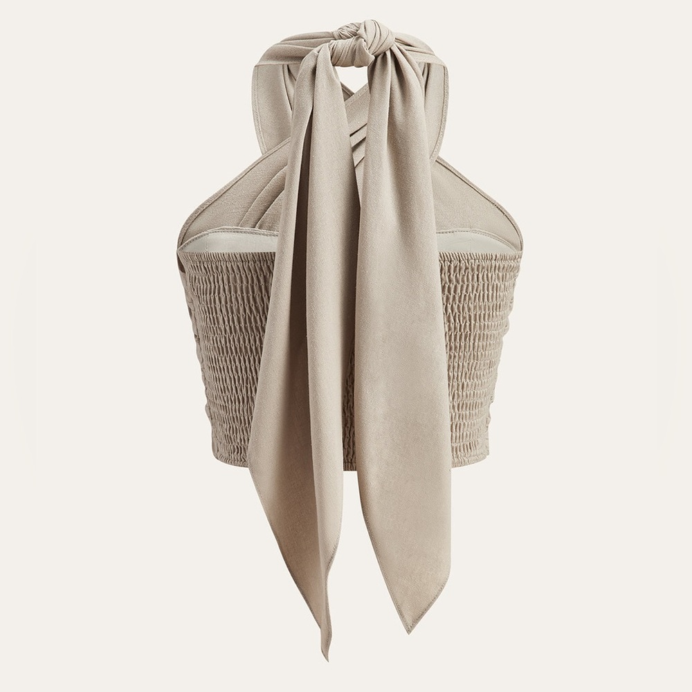 Commense Beige Wrap Scarf - Picture 2 of 3
